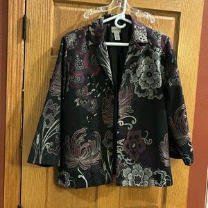Chicos size 2 embroidered jacket.